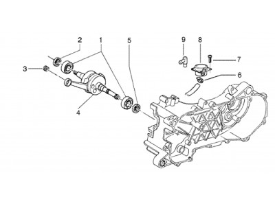 Στροφαλοφόρος άξονας-αεροσυμπιεστής